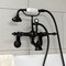 Kingston Brass AE51T0 7-Inch Adjustable Wall Mount Tub Faucet with Hand Shower, Matte Black AE51T0 - alternate 3